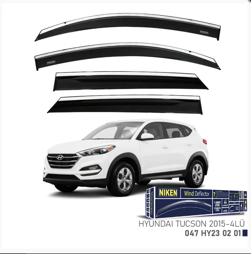 HYUNDAI TUCSON 2015-2020 KROMLU CAM RÜZGARLIGI 4LÜ 1